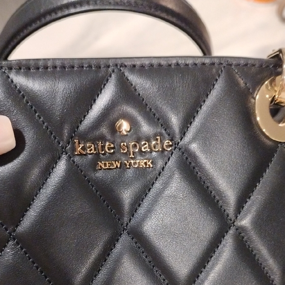 Kate Spade Black Quilted Shoulder Bag - Picture 2 of 5